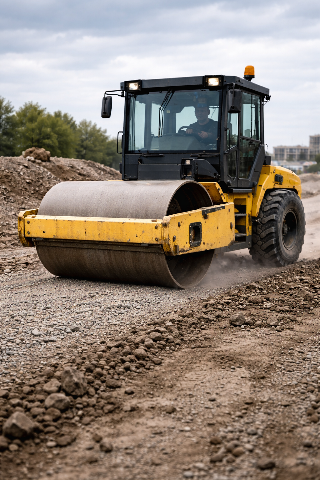 alquiler rodillo compactador monocilindrico elche